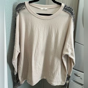 easel Long Sleeve Dolman Shirt
